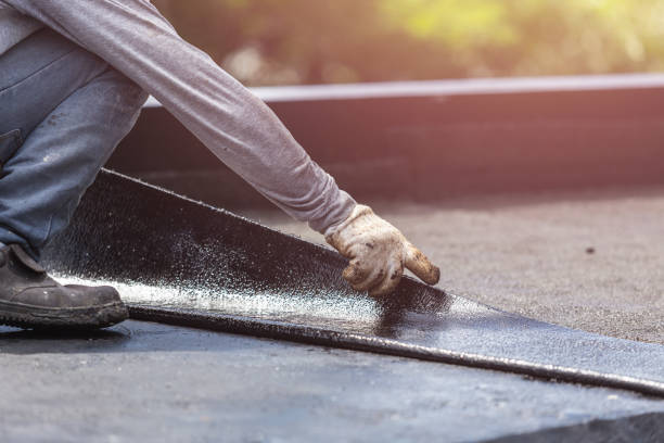 Professional Waterproofing technician working in Belmont, WI